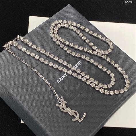 ysl necklace replica|ysl earrings and necklaces.